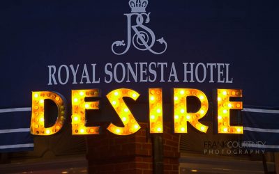 Desire (Oyster Bar) hotel sign