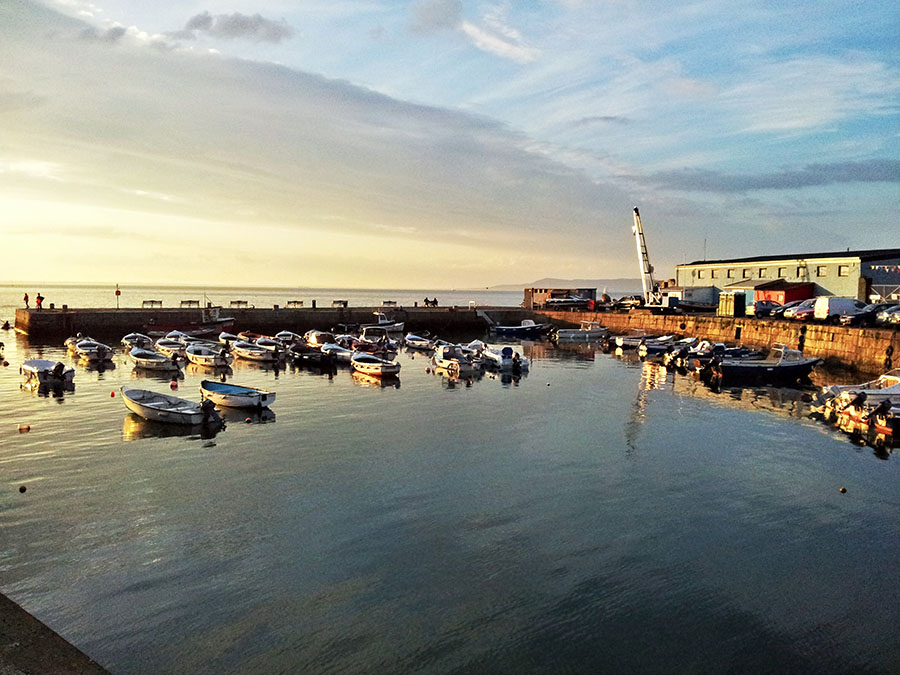 Bulloch Harbour during the "Golden Hour"
