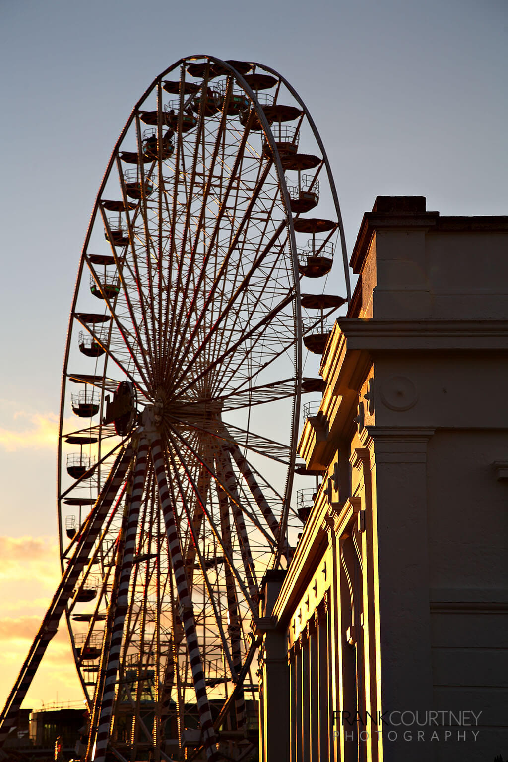 Ferris Wheel on front of the Royal Irish Yacht Club