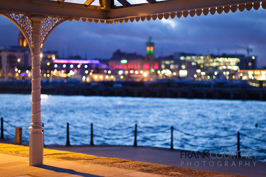 Dun Laoghaire (Town Hall in the distance) from the East Pier