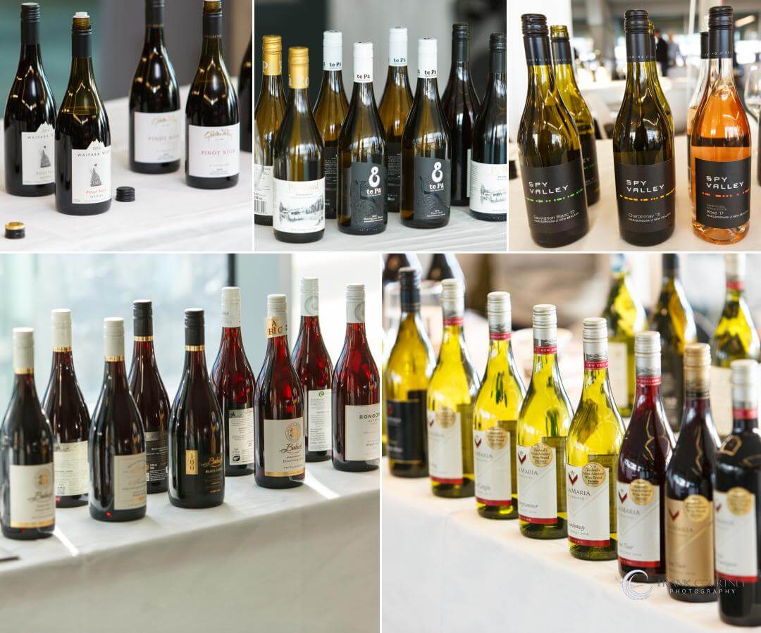 Sample bottles of New Zealand Wine - various producers
